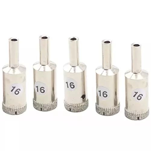 YADAV Diamond Hole Saw Drill Bits 16 mm (5/8 inch) for Glass, Ceramic & Stone (Pack of 5)