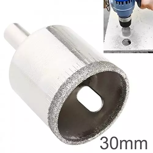 YADAV Diamond Coated Hole Saw Set 28 mm for Tile, Glass & Ceramic, 1019ZBKULUS (Set of 5)