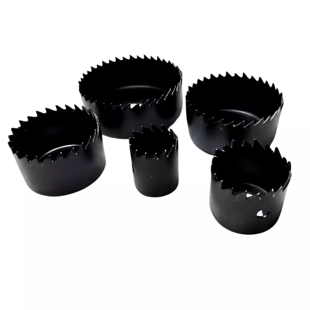 ZIODIC Hole Saw Set 19-64 Matel Black For Wall, Wood, Metal, Tiles (Pack of 16)