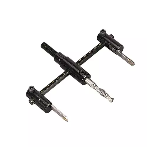 GENERIC Adjustable 30-120 mm Wood Circle Hole Saw Cutter Tool Kit Set – Cordless Drill Bit Hand Tools