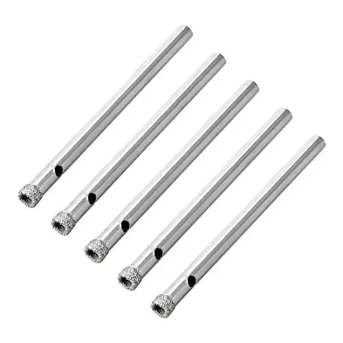 YADAV Diamond Drill Bit Hole Saw Set 5 mm for Glass, Porcelain & Ceramic Tiles (Pack of 5)