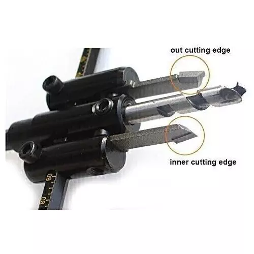 HINIRY Circle Hole Saw Drill Bit 30 mm Alloy Black For Wood Metal