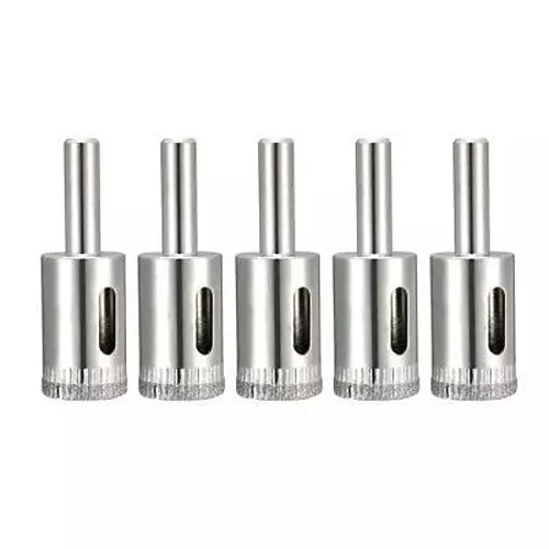YADAV Diamond Drill Bits Hole Saw Extractor Remover Tools 18 mm for Glass, Porcelain & Ceramic Tile Drilling (Pack of 5)