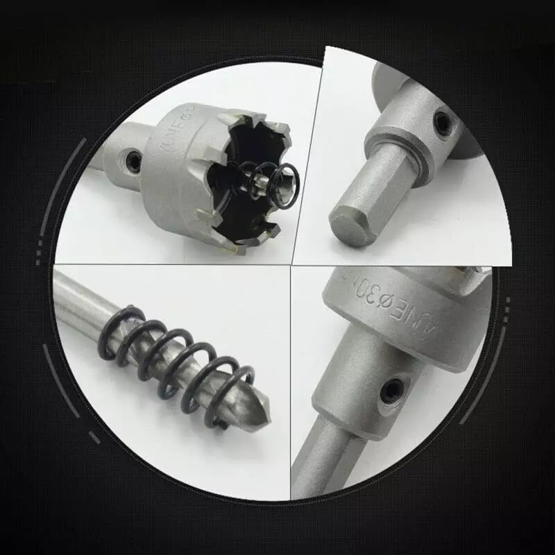 YADAV Heavy Duty TCT Hole Saw Drill Bit 30 mm for Metal & Alloy Drilling