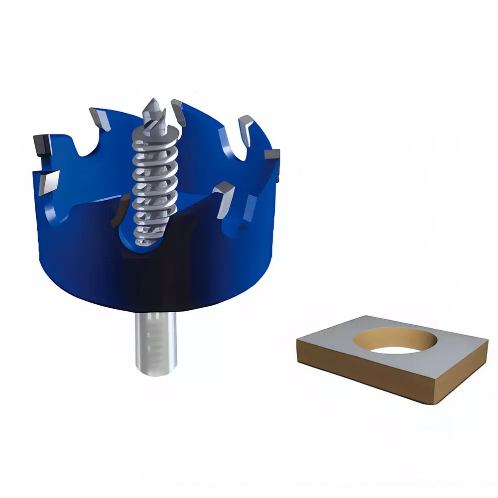 Timus TCT Brazed Hole Saw Bit TT.HS 75 mm Cutting Diameter x 28 mm Depth, TT.HS.75.12