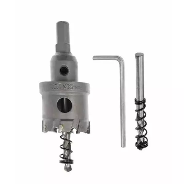 OAYKAY TCT Hole Saw Grey Color Metal Body and 40 mm Size for Industrial Fabrication & Construction 5023.22 (Pack of 10)