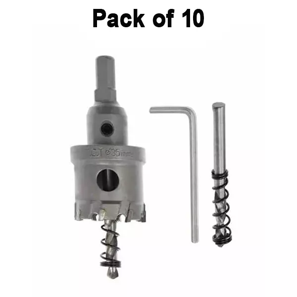 oaykay-tct-hole-saw-grey-color-metal-body-and-19-mm-size-for-industrial-fabrication-construction-502305-pack-of-10