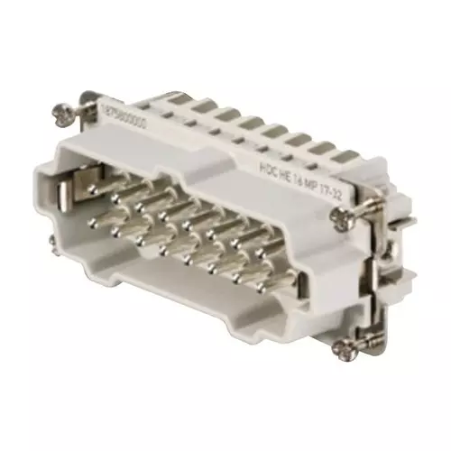 Weidmuller HEAVY DUTY INSERT, PLUG, 32+PE, 20-12AWG, HDC HE 16 MP 17-32