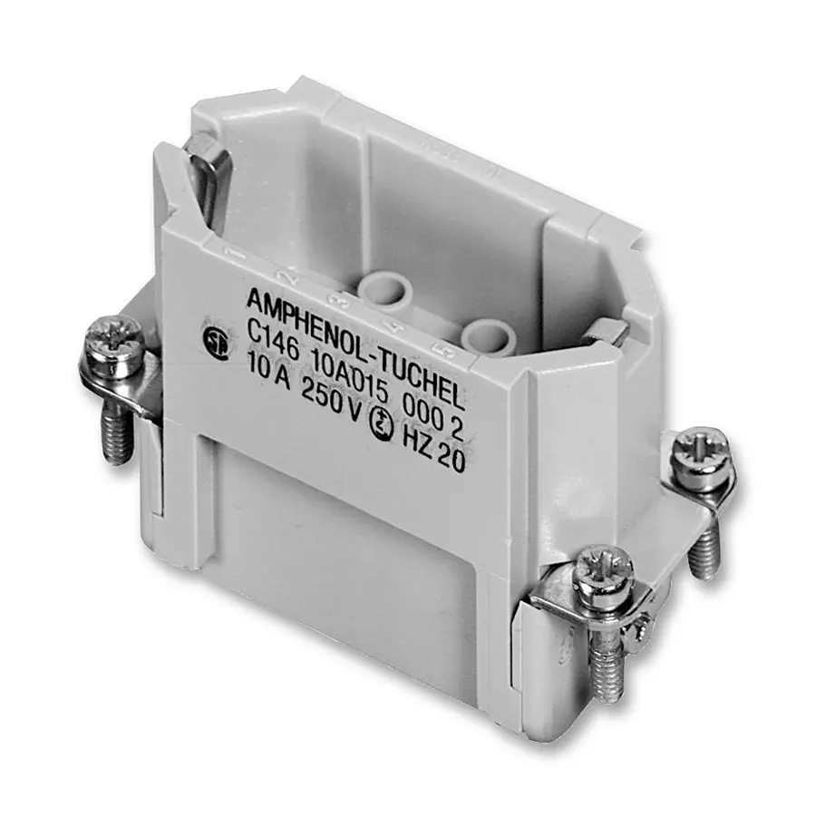 AMPHENOL SINE/TUCHEL INSERT, PLUG, 15+PE WAY, CRIMP, C146 10A015 000 2