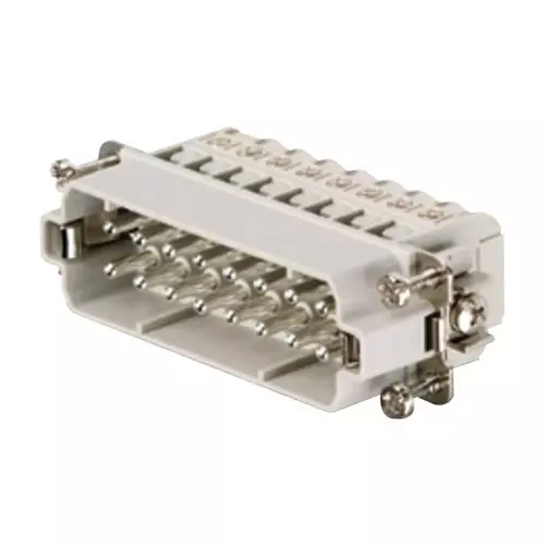 Weidmuller HEAVY DUTY INSERT, PLUG, 32+PE, 20-14AWG, HDC HA 16 MS 17-32