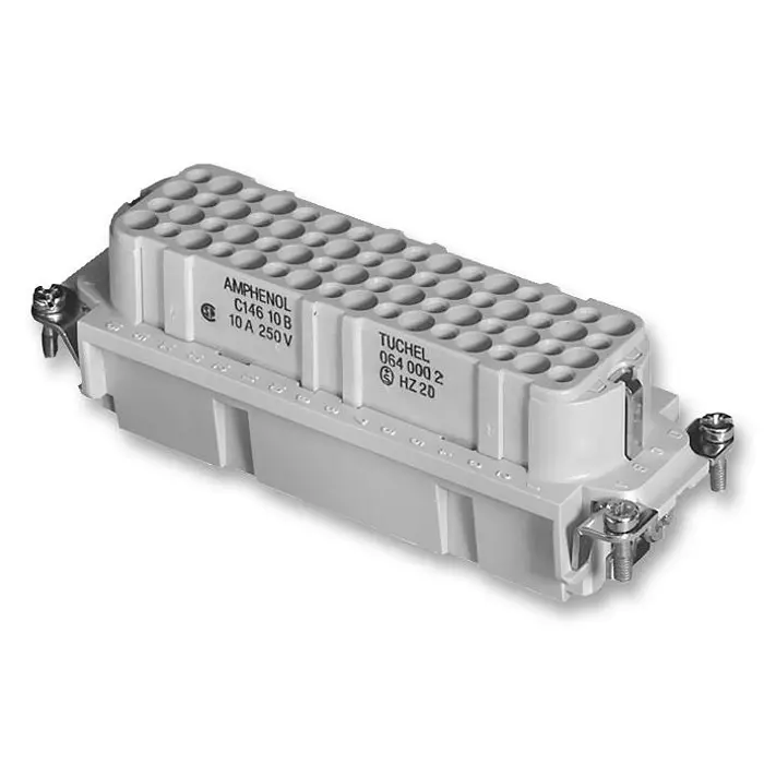 AMPHENOL SINE/TUCHEL INSERT, FEMALE, CRIMP, 250V, 64+PE, C146 10B064 000 2