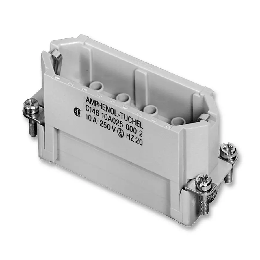AMPHENOL SINE/TUCHEL INSERT, PLUG, 25+PE WAY, CRIMP, C146 10A025 000 2