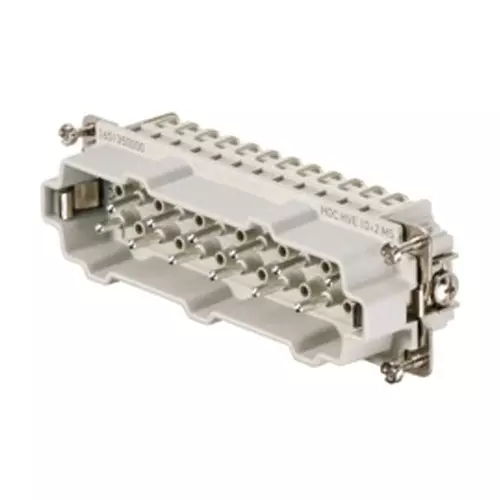 Weidmuller HEAVY DUTY INSERT, PLUG, 12 POS, 1651350000
