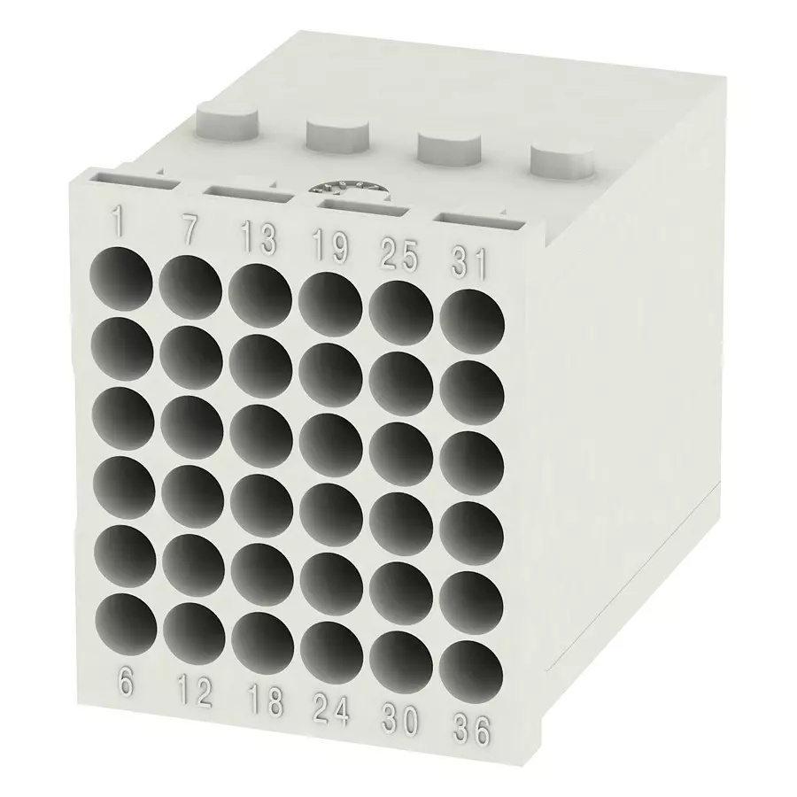 Weidmuller HEAVY DUTY MODULE, PLUG, 36POS, 26-14AWG, HDC MHD 36 MC