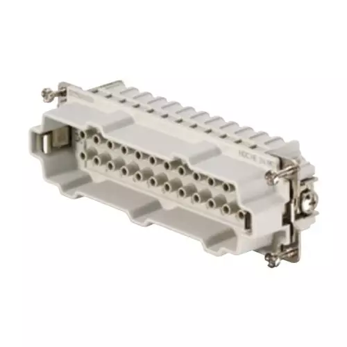 Weidmuller HEAVY DUTY INSERT, PLUG, 24+PE, 20-12AWG, HDC HE 24 MC