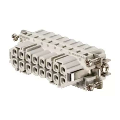 Weidmuller HEAVY DUTY INSERT, RCPT, 32+PE, 20-12AWG, HDC HA 16 FC 17 - 32