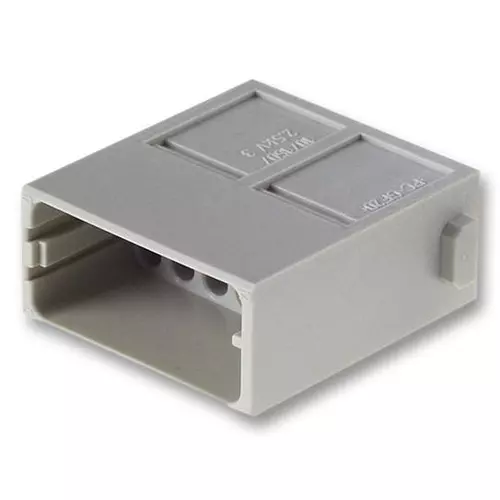Harting Heavy Duty Connector Inserts / Modules MODULE, MALE, 17 WAY, HAN DDD, CRIMP, 09 14 017 3001