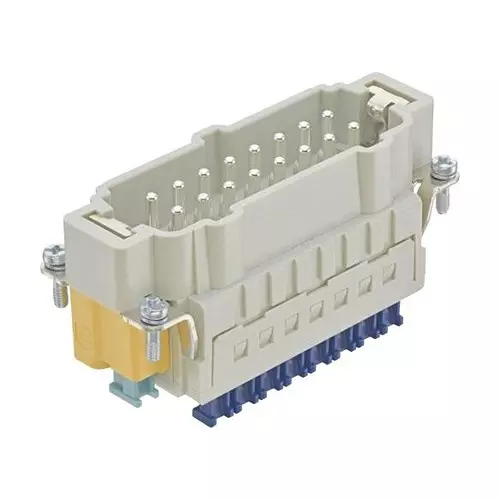 Harting Heavy Duty Connector Inserts / Modules HEAVY DUTY INSERT, PLUG, 16POS, 16A, 09330162678