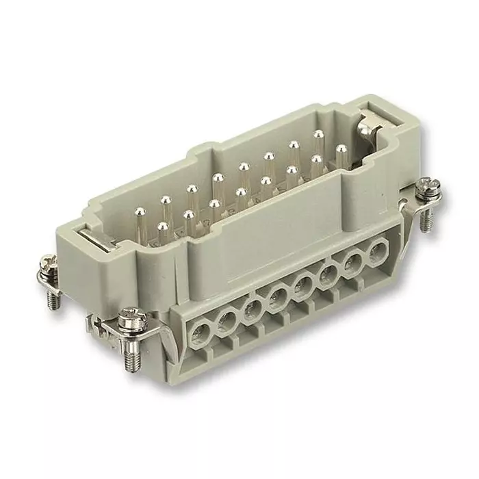 Harting Heavy Duty Connector Inserts / Modules PLUG, HAN16E, 16WAY, 0933 016 2601