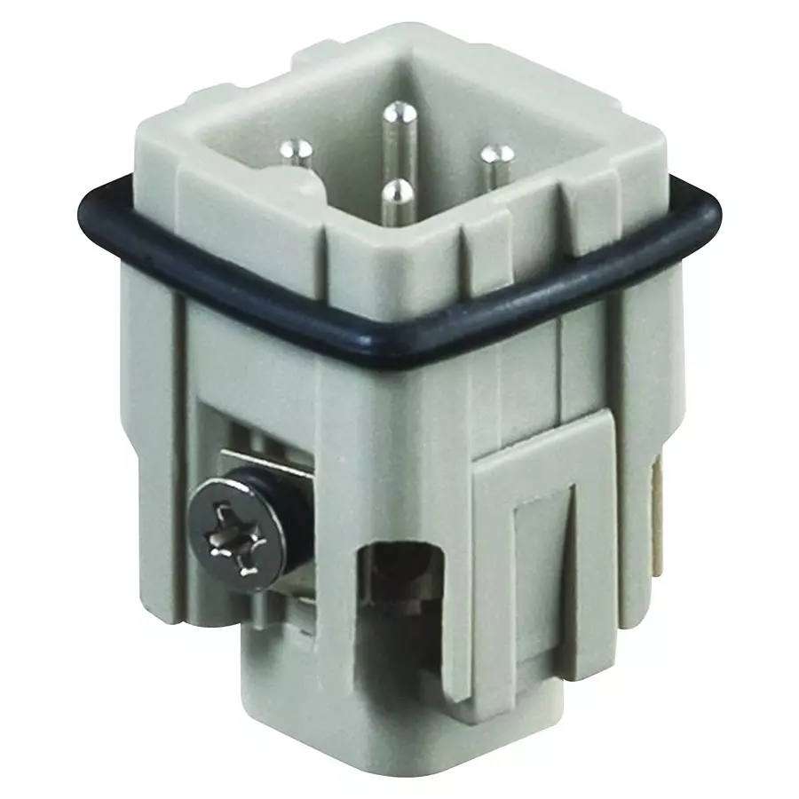 AMP - TE CONNECTIVITY HEAVY DUTY INSERT, PLUG, 3+PE, 14AWG, T2010032101-000