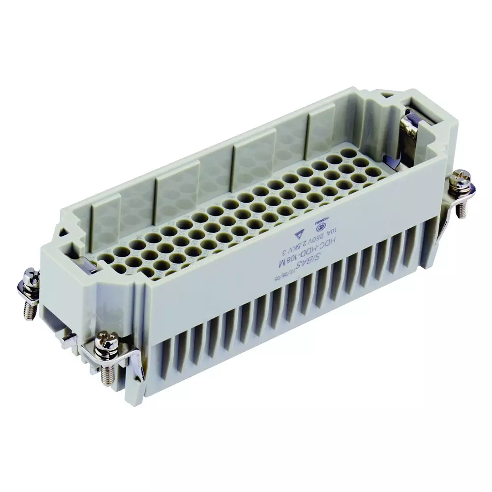 TE CONNECTIVITY Heavy Duty Insert, Plug, 108+Pe, 14Awg, T2031082101-007.