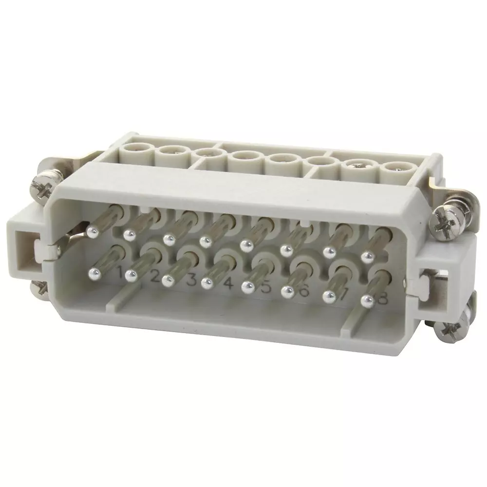 MOLEX HEAVY DUTY INSERT, PLUG, 16POS, 20-14AWG, 93601-0147