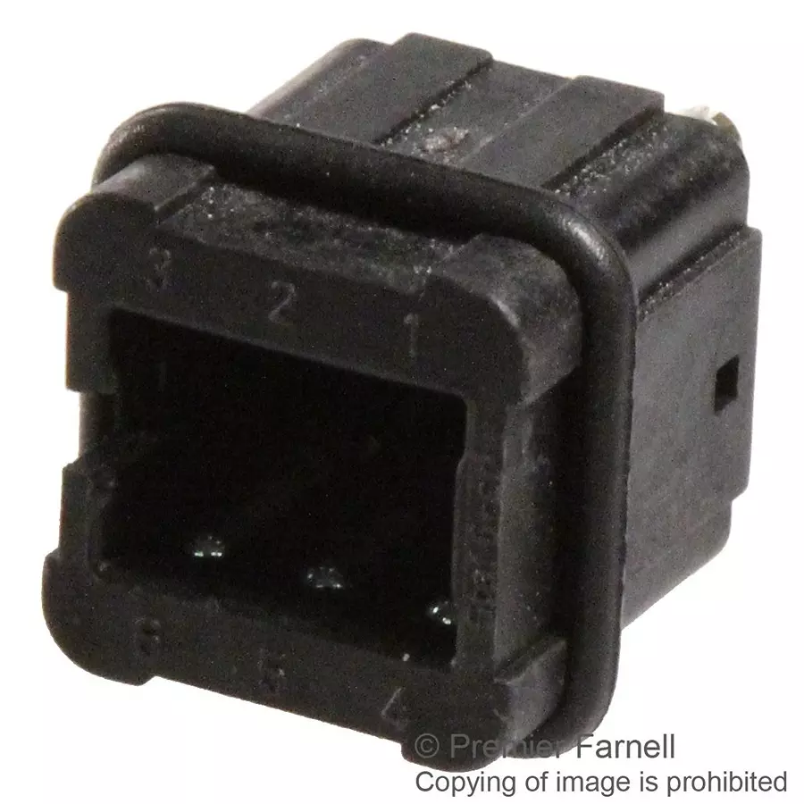 Harting Heavy Duty Connector Inserts / Modules RECTANGULAR HAN INSERT FEMALE 6WAY SCREW, 09700062616