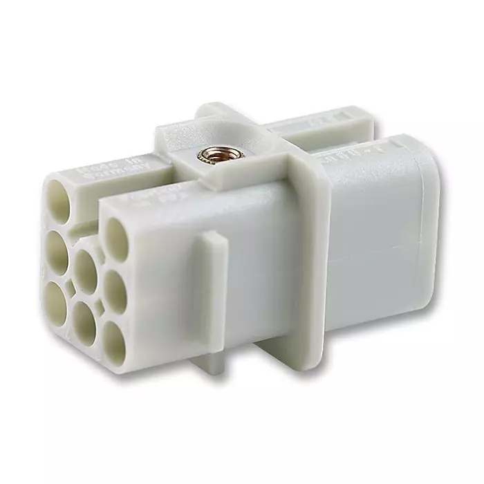 Harting Heavy Duty Connector Inserts / Modules INSERT, FEMALE, HAN8D, CRIMP, 0936 008 3101