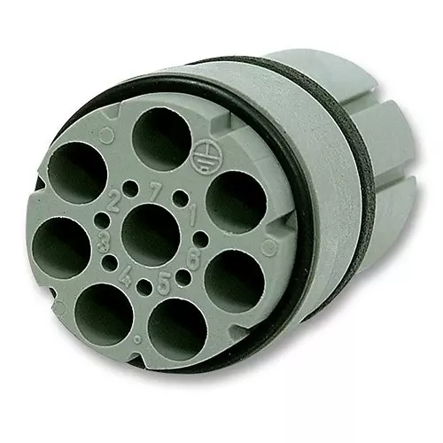 Harting Circular Connector Inserts INSERT, SOCKET, HANR15, 09 15 007 3101