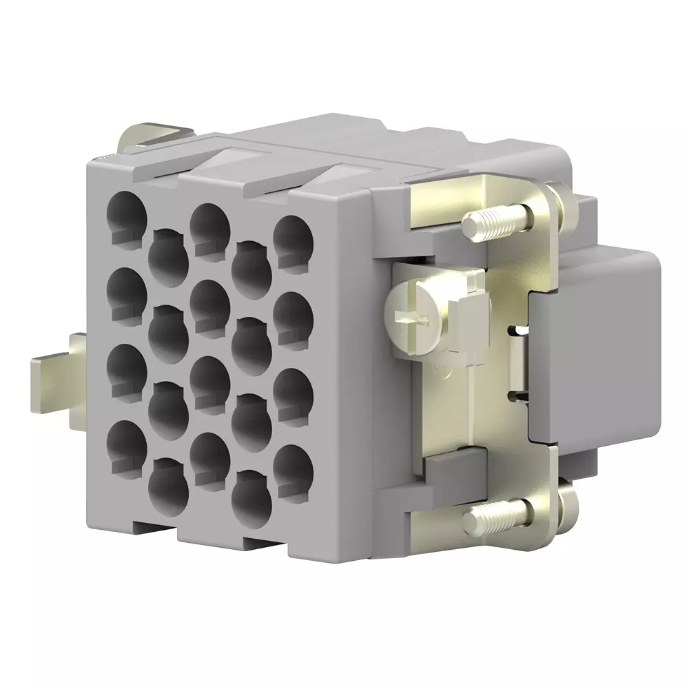 TE CONNECTIVITY Heavy Duty Insert, Plug, 20+Pe, 12Awg, T2050202101-007.