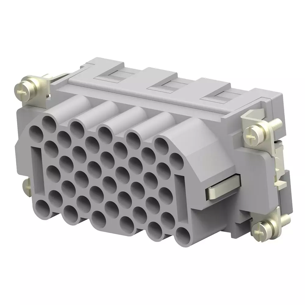 TE CONNECTIVITY Heavy Duty Insert, Rcpt, 40+Pe, 12Awg, T2050802201-007.