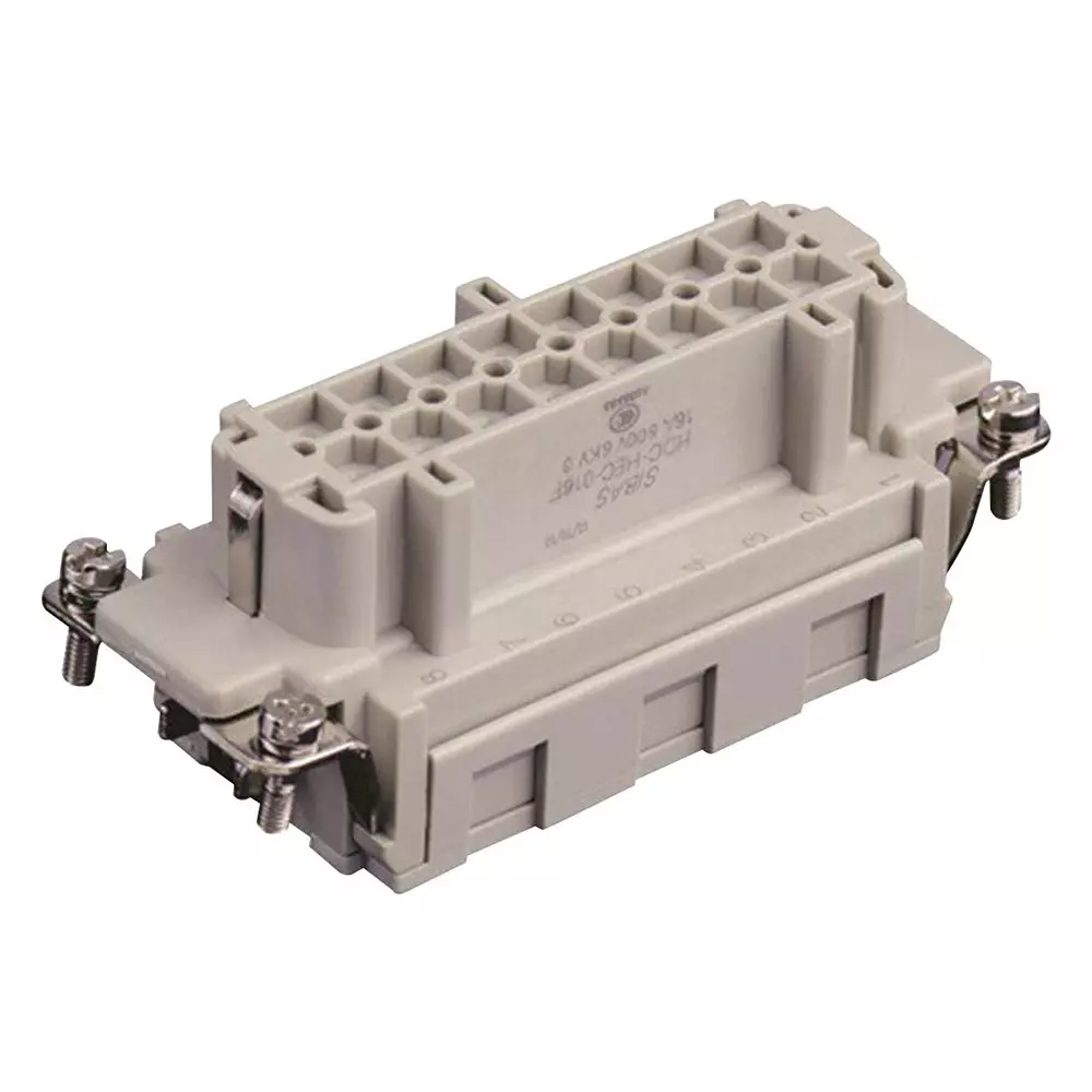 TE CONNECTIVITY Heavy Duty Insert, Rcpt, 16+Pe, 12Awg, T2040164201-000