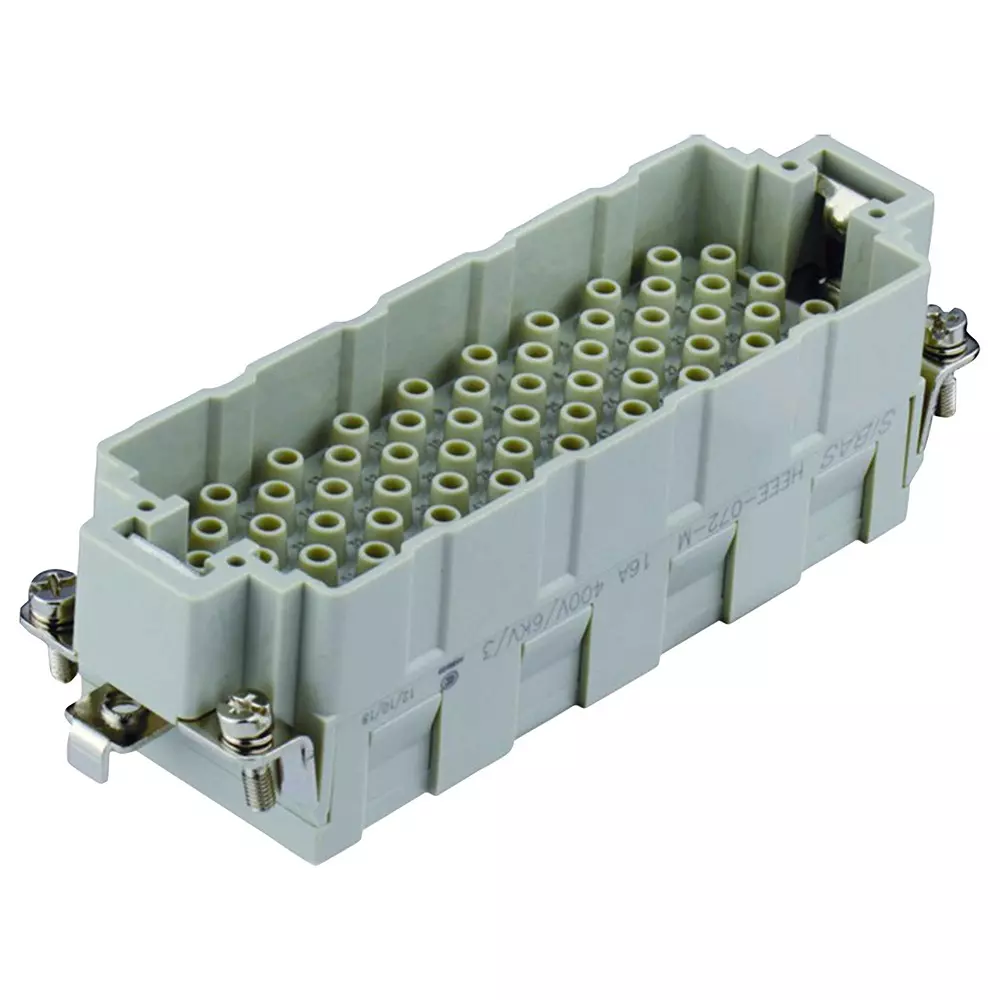 TE CONNECTIVITY Heavy Duty Insert, Plug, 72+Pe, 12Awg, T2050722101-007