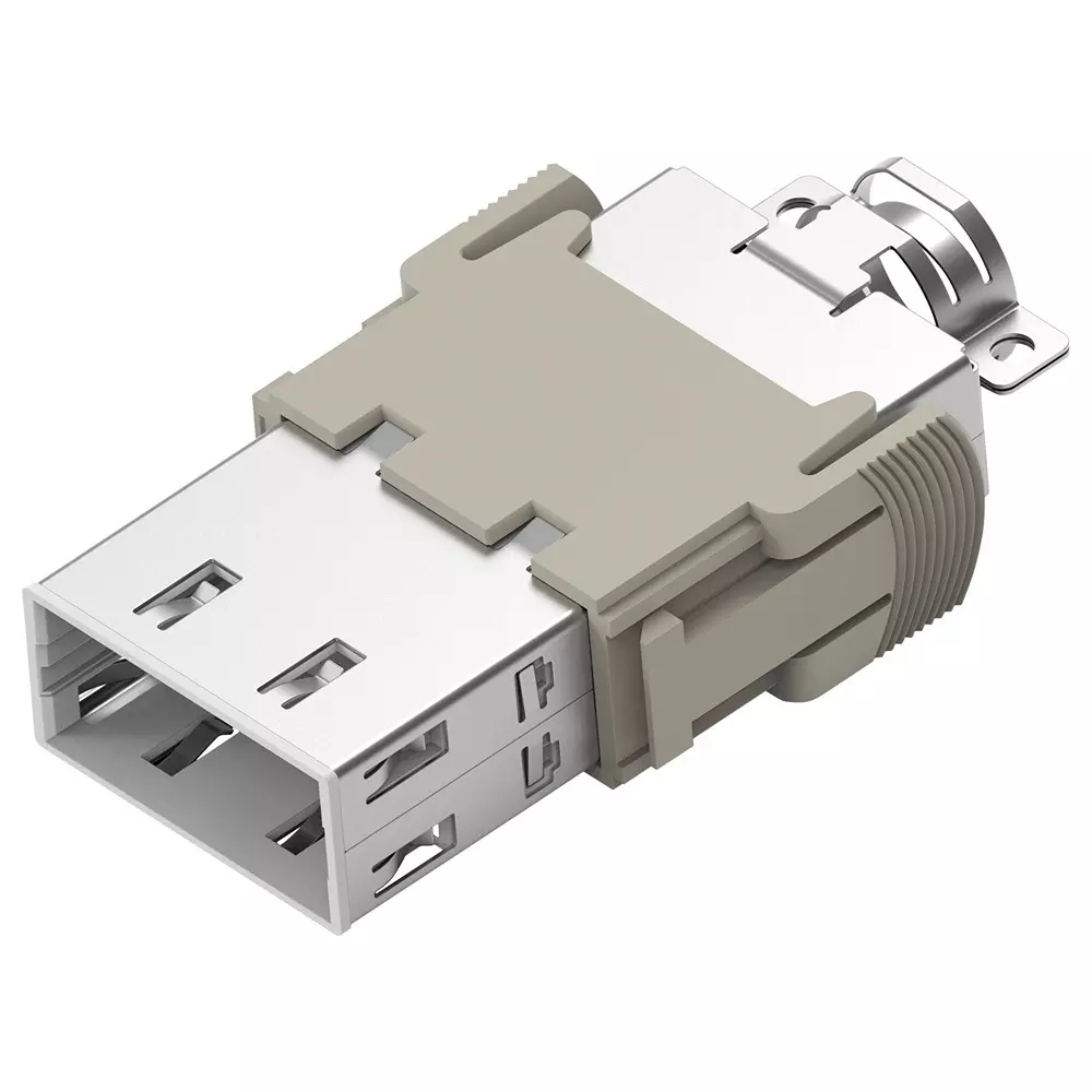 TE CONNECTIVITY Heavy Duty Module, Plug, 32Pos, 2.2A, T2111322101-001