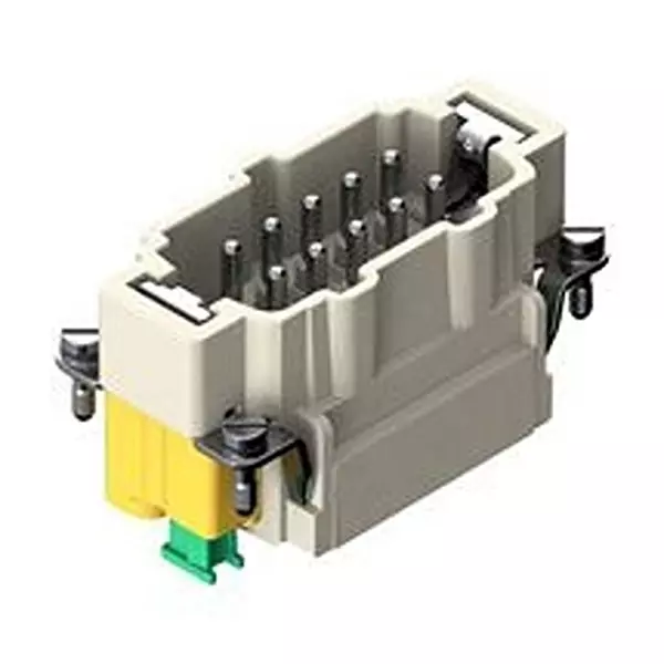 HARTING HEAVY DUTY INSERT, PLUG, 10POS, 16A, 09330102676