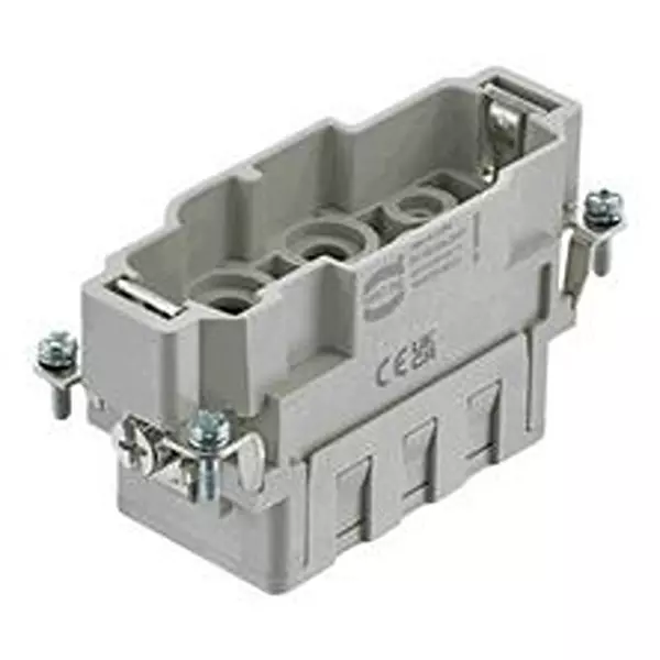 HARTING HEAVY DUTY INSERT, PLUG, 16+PE, SIZE 16B, 09380063001