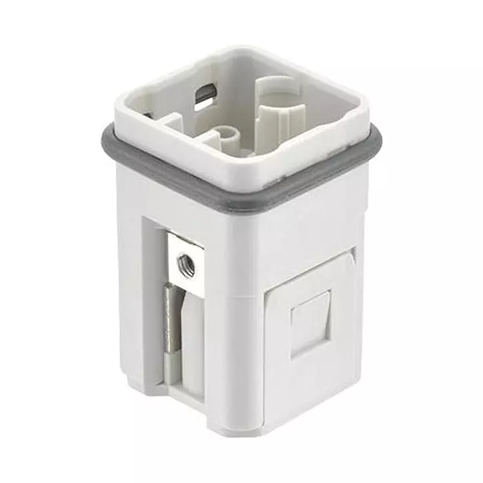 Harting Heavy Duty Connector Inserts / Modules HEAVY DUTY INSERT, PLUG, 8+PE, CRIMP, 09120123006