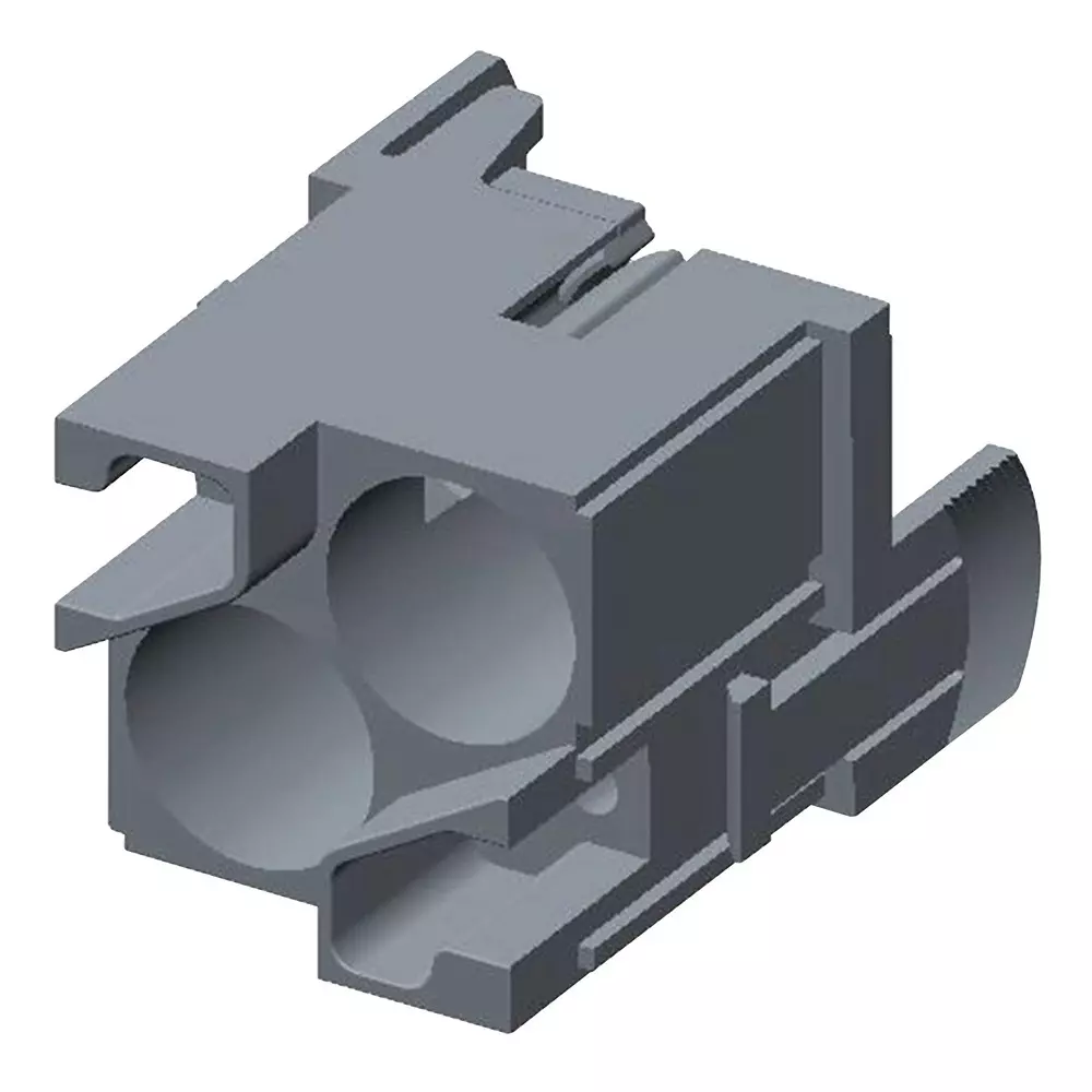 TE CONNECTIVITY Heavy Duty Insert, Plug, 2Pos, 20Awg, T2111027101-702.