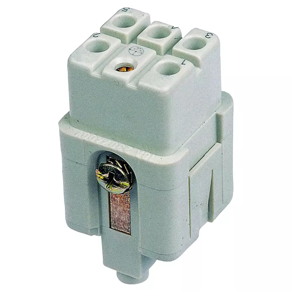 TE CONNECTIVITY Heavy Duty Insert, Rcpt, 5, 12Awg, T2080052201-000