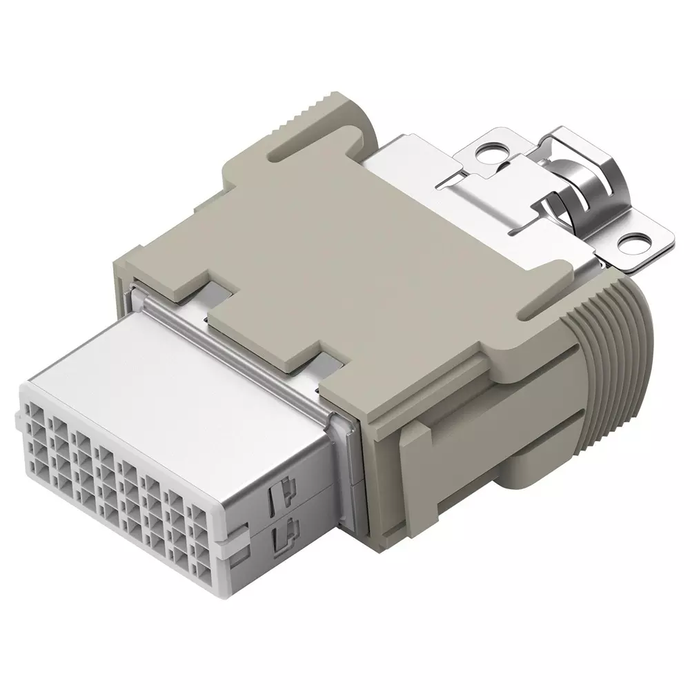TE CONNECTIVITY Heavy Duty Module, Rcpt, 32Pos, 2.2A, T2111322201-000