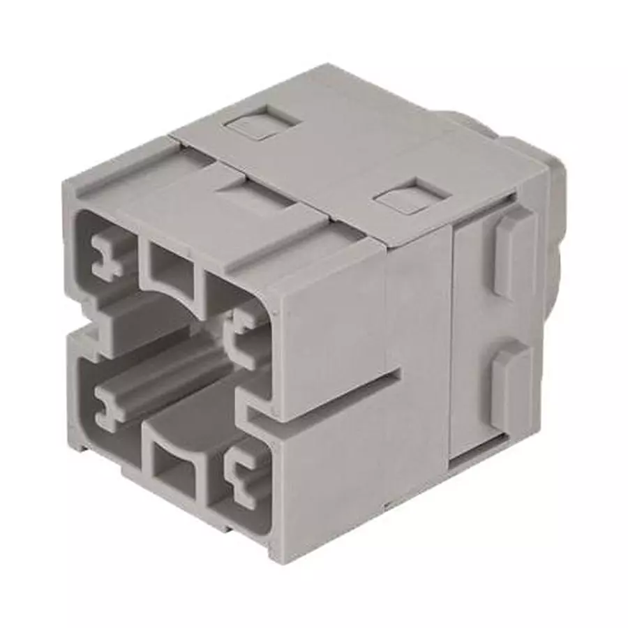 Harting Heavy Duty Connector Inserts / Modules HEAVY DUTY MOD, SHORT, PLUG, 1POS, 300A, 09140013005