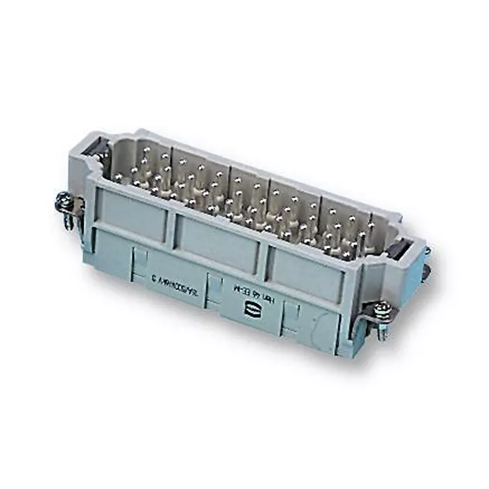 Harting Heavy Duty Connector Inserts / Modules INSERT, MALE, HAN46EE, CRIMP, 0932 046 3001
