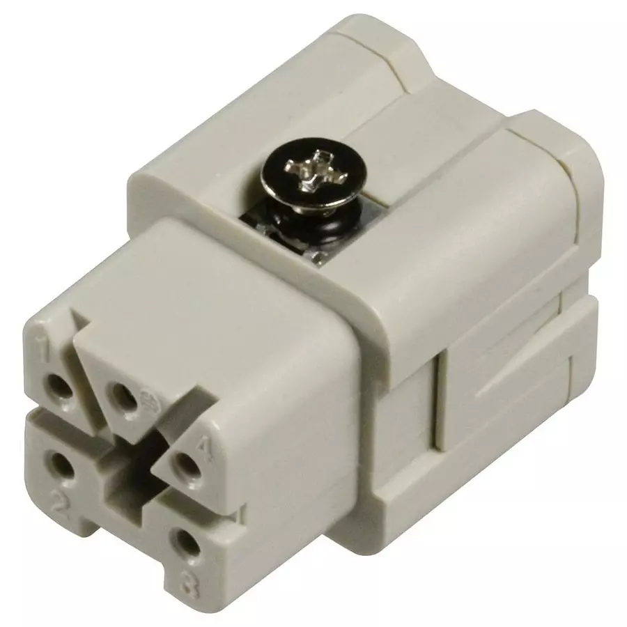 AMP - TE CONNECTIVITY INSERT, RECEPTACLE, 4+PE, SPRING, HA-004-FS