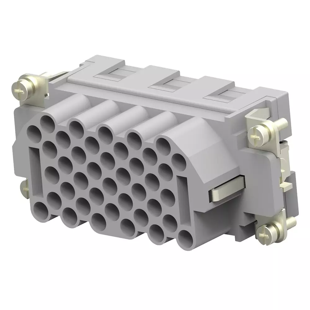 TE CONNECTIVITY Heavy Duty Insert, Rcpt, 40+Pe, 12Awg, T2050402201-007.