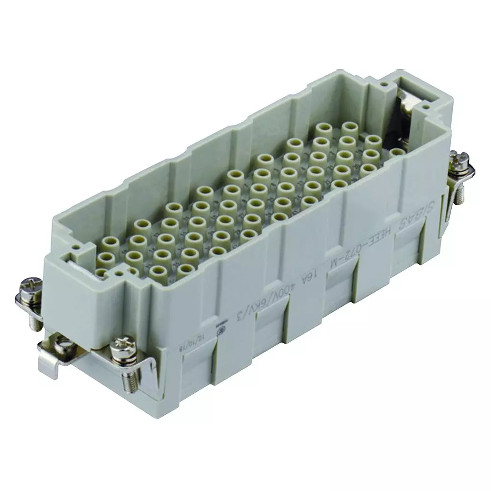 TE CONNECTIVITY Heavy Duty Insert, Plug, 72+Pe, 12Awg, T2050722101-007.