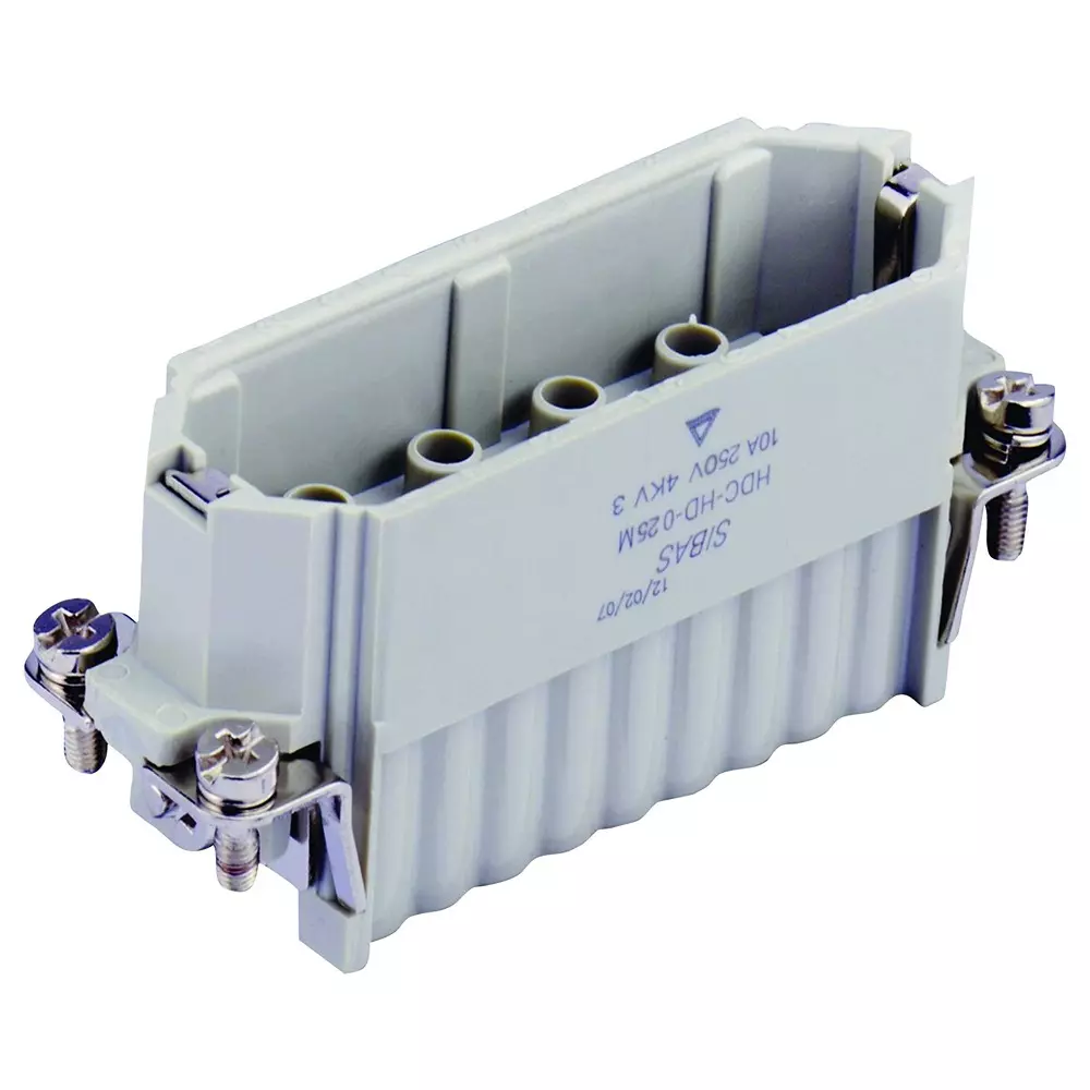TE CONNECTIVITY Heavy Duty Insert, Plug, 25+Pe, 14Awg, T2020252101-000