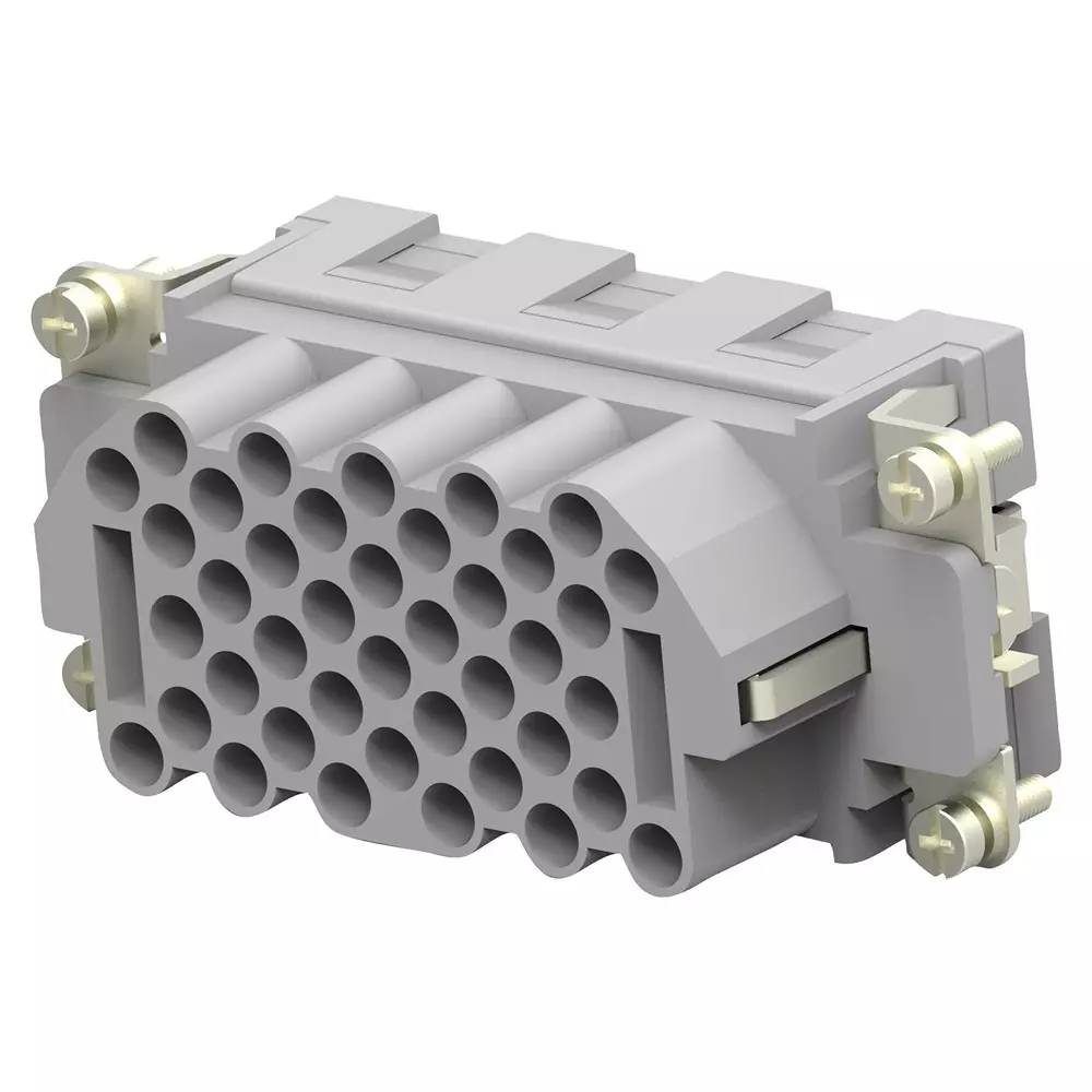 TE CONNECTIVITY Heavy Duty Insert, Rcpt, 40+Pe, 12Awg, T2050802201-007