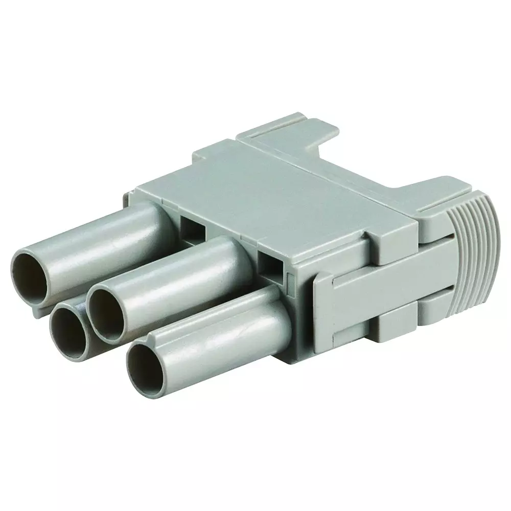 TE CONNECTIVITY Heavy Duty Insert, Rcpt, 4Pos, 6Mm2, T2111042201-007