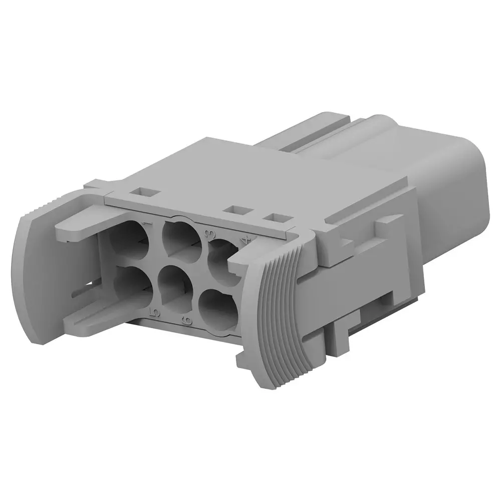 TE CONNECTIVITY Heavy Duty Insert, Rcpt, 8Pos, 12Awg, T2111082201-007
