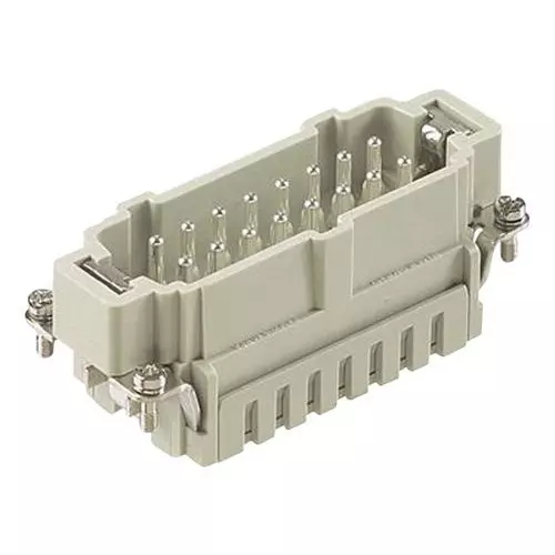 Harting Heavy Duty Connector Inserts / Modules HEAVY DUTY INSERT, PLUG, 32POS, 2.5MM2, 09330162626